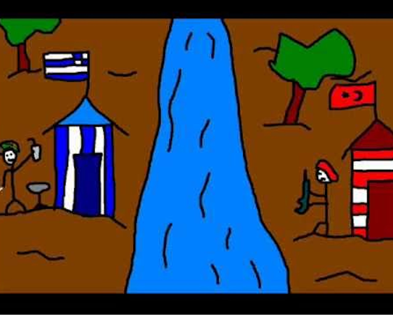 anekdoto o ellinas ke o tourkos sta synora trelo gelio