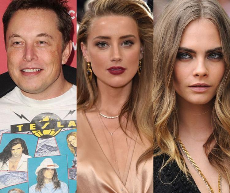 elon musk denies having a threesome with amber heard and cara delevingne responds to johnny depps lawsuit