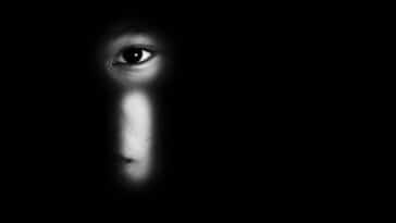 eye boy through key whole child abuse concept 40836 1581